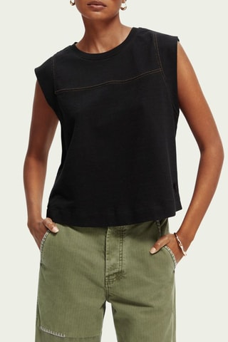 T-shirt en coton biologique - Noir