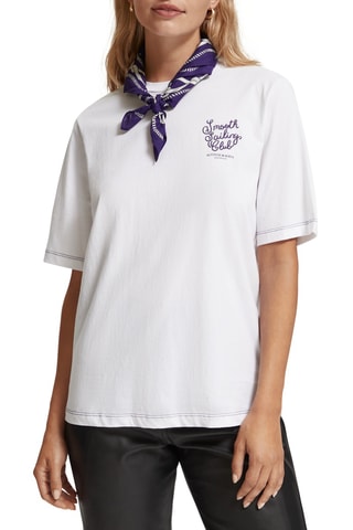 T-shirt relaxed - Blanc