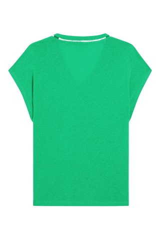 T-shirt en lin - Vert