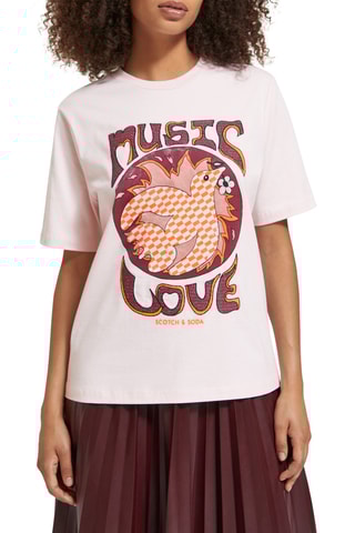 T-shirt relaxed - Nude