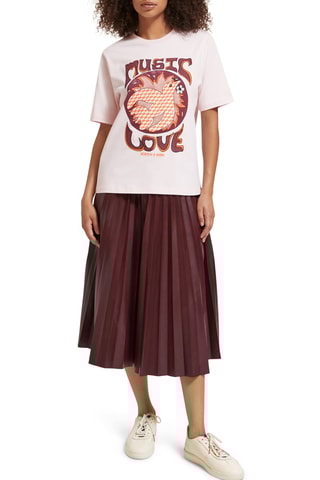 T-shirt relaxed - Nude