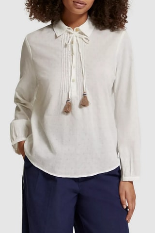 Blouse en coton biologique - Ecru