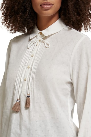 Blouse en coton biologique - Ecru