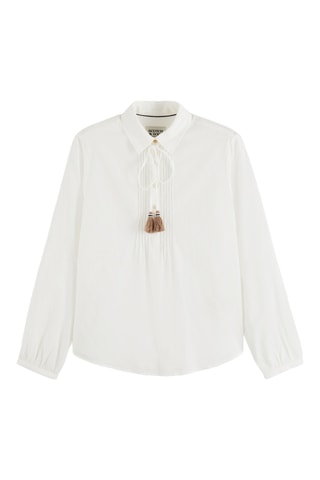 Blouse en coton biologique - Ecru