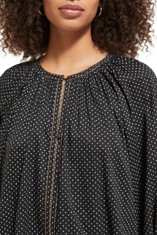 Blouse en coton biologique - Noir