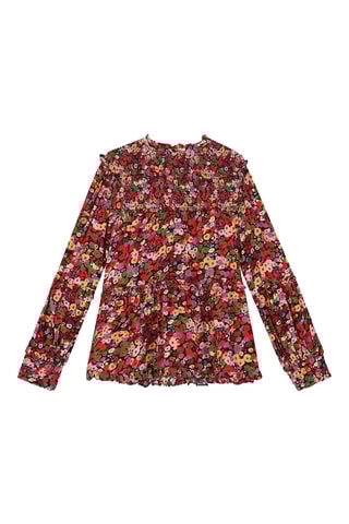 Blouse - Rouge et violet