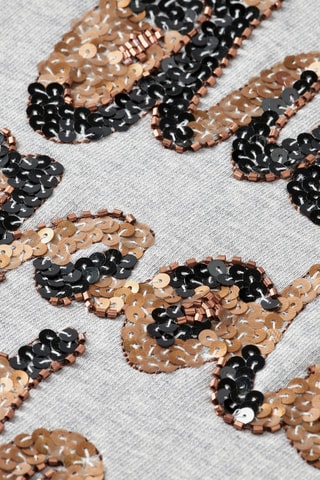 Sweat en coton biologique - Gris chiné