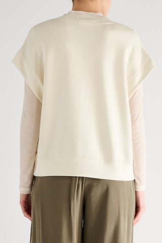 Sweat sans manches - Beige