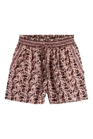 Short - Marron et beige