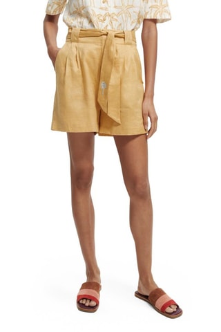 Short en lin - Beige