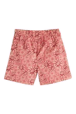 Short en lin - Rouge clair