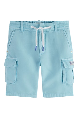 Short en lin - Bleu clair
