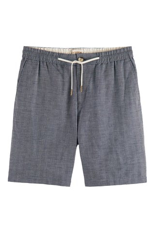 Bermuda en lin - Gris clair