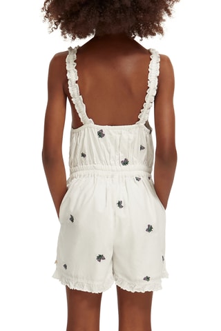 Combinaison en coton biologique - Blanc