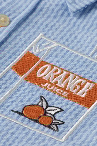 Chemise et short - Bleu clair