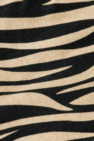 Jupe portefeuille taille haute - Beige