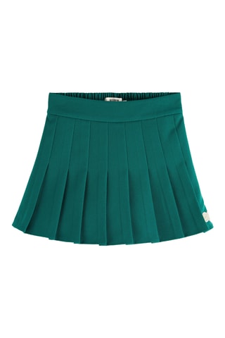 Jupe-short plissée - Vert