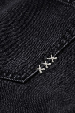 Minijupe en jean - Noir