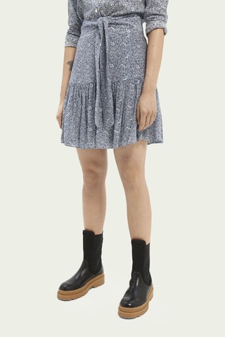 Jupe patineuse - Bleu cobalt