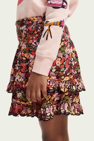 Jupe volantée - Noir