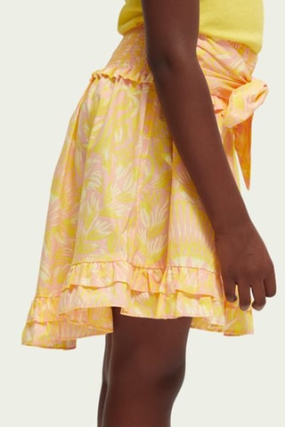 Jupe taille haute - Jaune