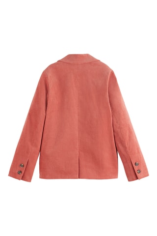 Blazer en velours - Vieux rose