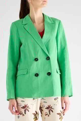 Blazer en lin - Vert
