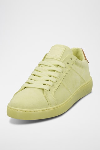 Baskets en cuir - Jaune