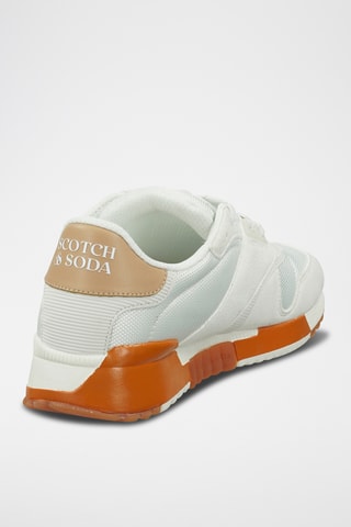 Baskets en nubuck - Blanc