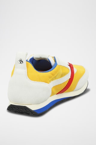 Baskets en nubuck - Jaune