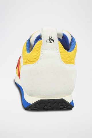 Baskets en nubuck - Jaune