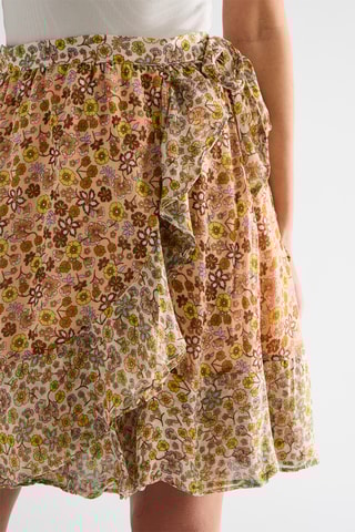 Jupe portefeuille - Beige