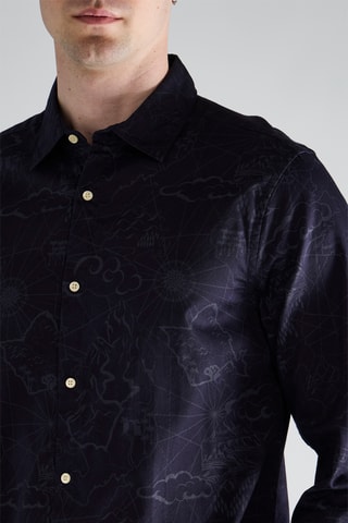 Chemise en coton biologique - Noir
