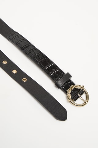 Ceinture en cuir - Noir
