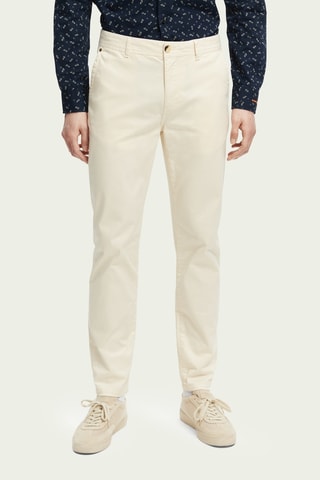 Chino slim en coton biologique - Beige