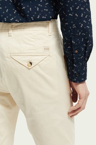Chino slim en coton biologique - Beige