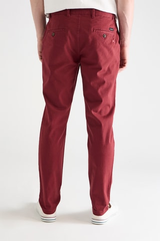 Chino en coton biologique - Bordeaux