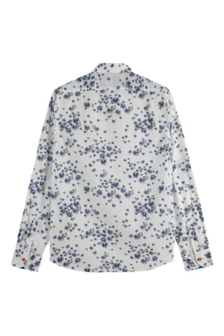 Chemise regular en coton biologique - Blanc