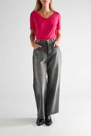 T-shirt en lin - Rose