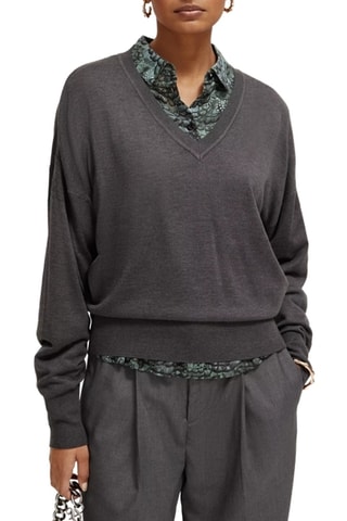 Pull relaxed - Gris foncé