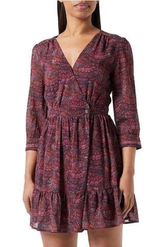 Robe portefeuille - Bordeaux