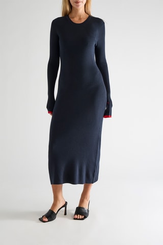 Robe pull - Bleu marine