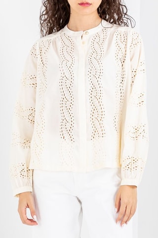 Chemisier en coton biologique - Ecru