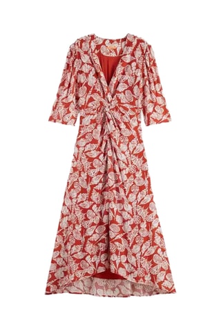 Robe portefeuille - Rouge