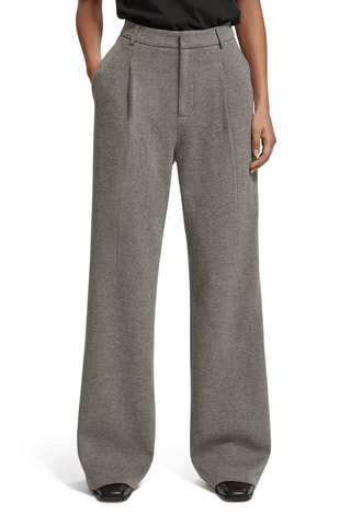 Pantalon wide legs - Gris