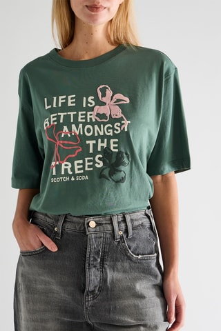 T-shirt en coton biologique - Vert