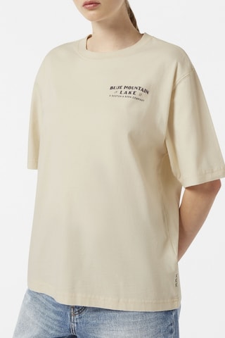 T-shirt loose - Blanc cassé