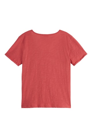T-shirt relaxed - Rouge brique