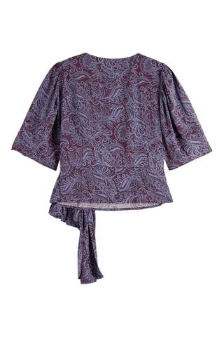 Blouse - Bleu et violet