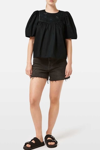 Blouse relaxed - Noir